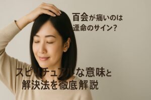 百会が痛いのは運命のサイン?スピリチュアルな意味と解決法を徹底解説