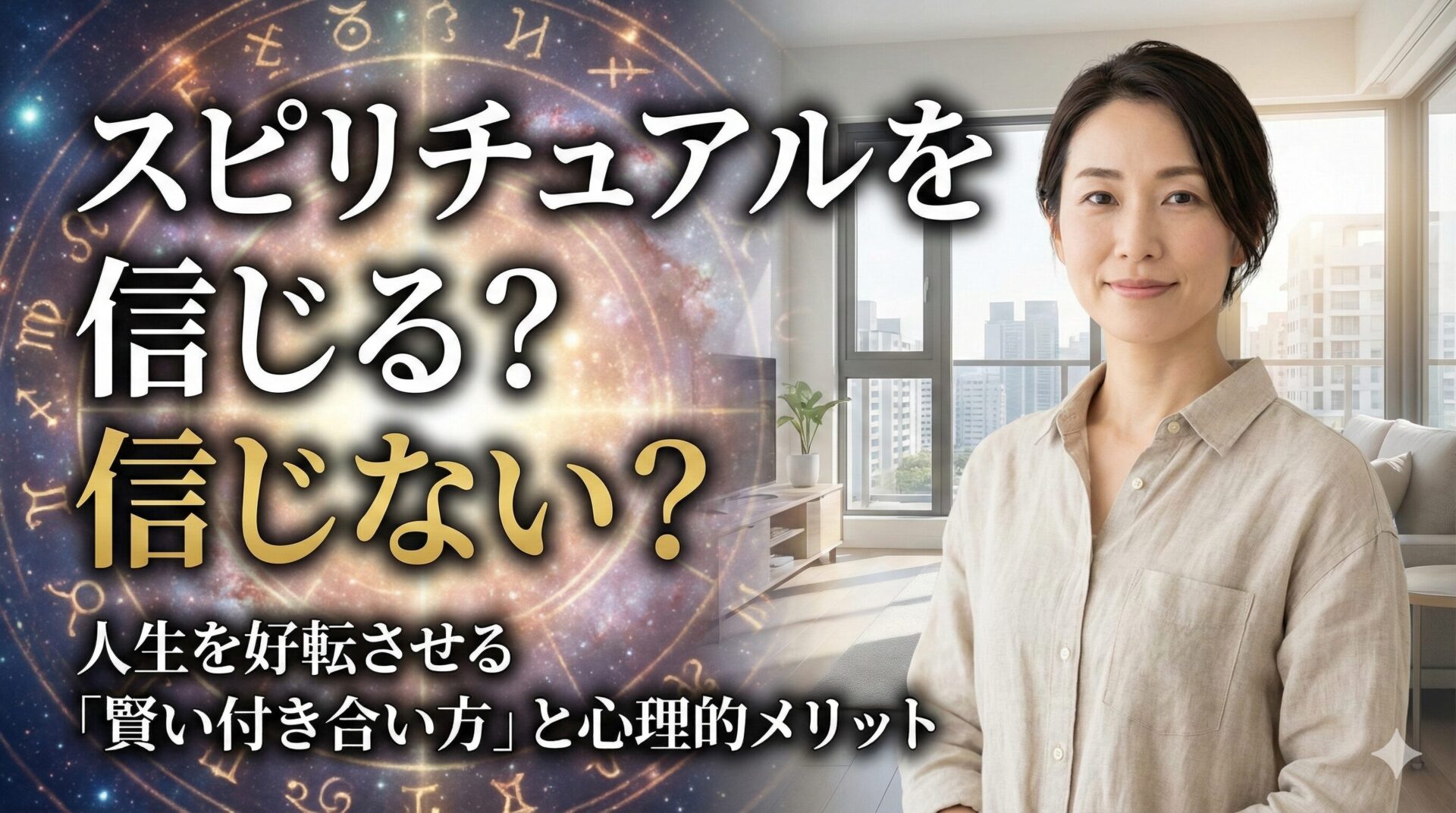 スピリチュアルを信じる?信じない?人生を好転させる「賢い付き合い方」と心理的メリット