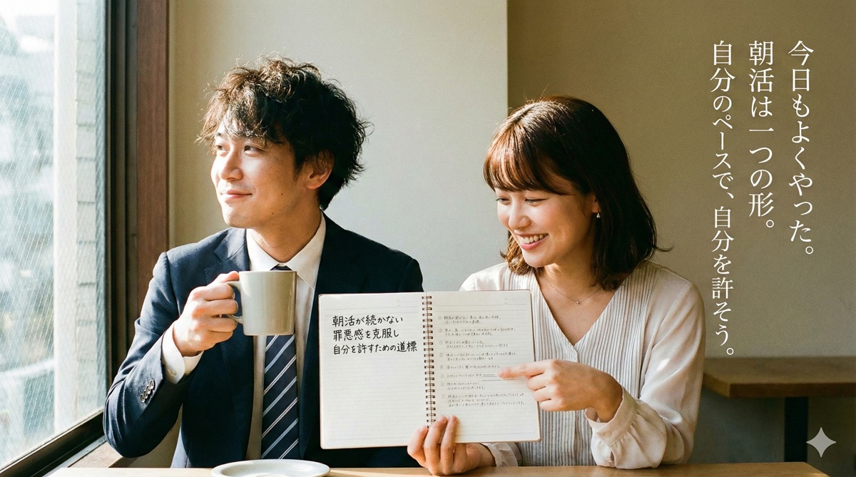 30代の会社員が朝活が続かない罪悪感を克服し自分を許すための道標
