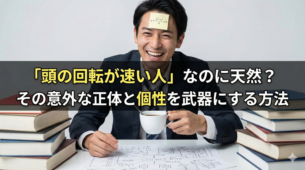 「頭の回転が速い人」なのに天然？その意外な正体と個性を武器にする方法