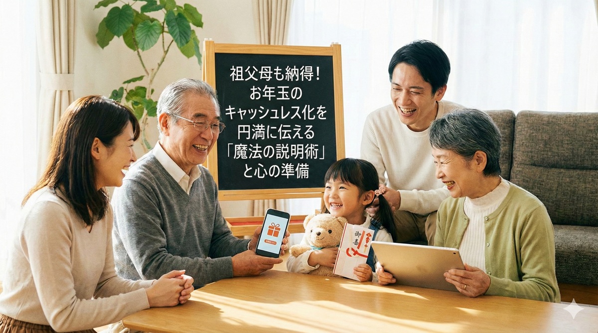 祖父母も納得！お年玉のキャッシュレス化を円満に伝える「魔法の説明術」と心の準備
