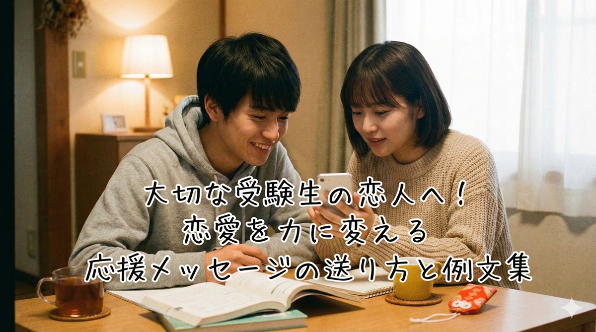 大切な受験生の恋人へ!恋愛を力に変える応援メッセージの送り方と例文集