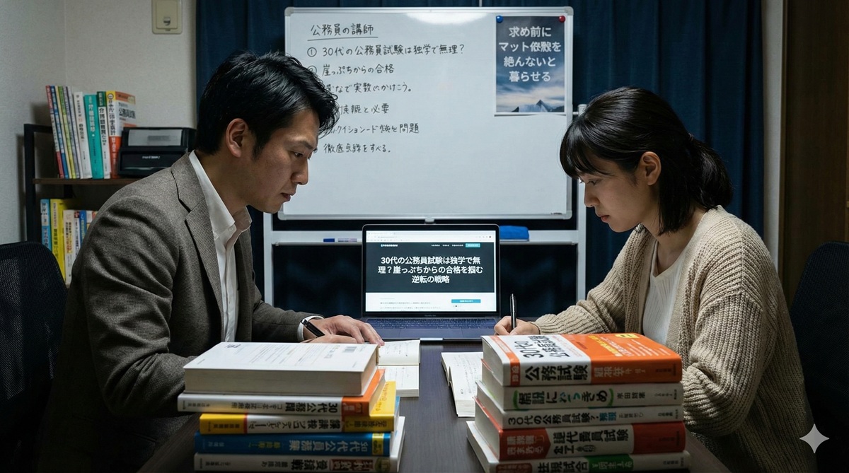 30代の公務員試験は独学で無理？崖っぷちからの合格を掴む逆転の戦略