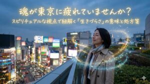 魂が東京に疲れていませんか？スピリチュアルな視点で紐解く「生きづらさ」の意味と処方箋