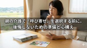 親の介護で「呼び寄せ」を選択する前に。後悔しないための準備と心構え