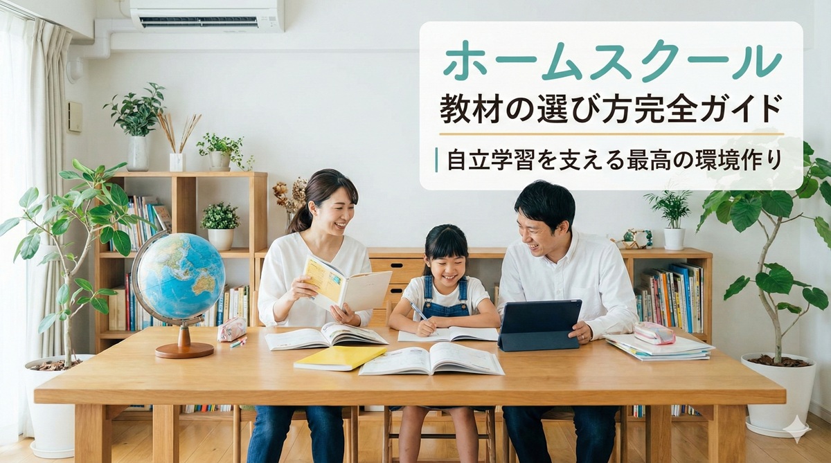 ホームスクール 教材の選び方完全ガイド｜自立学習を支える最高の環境作り