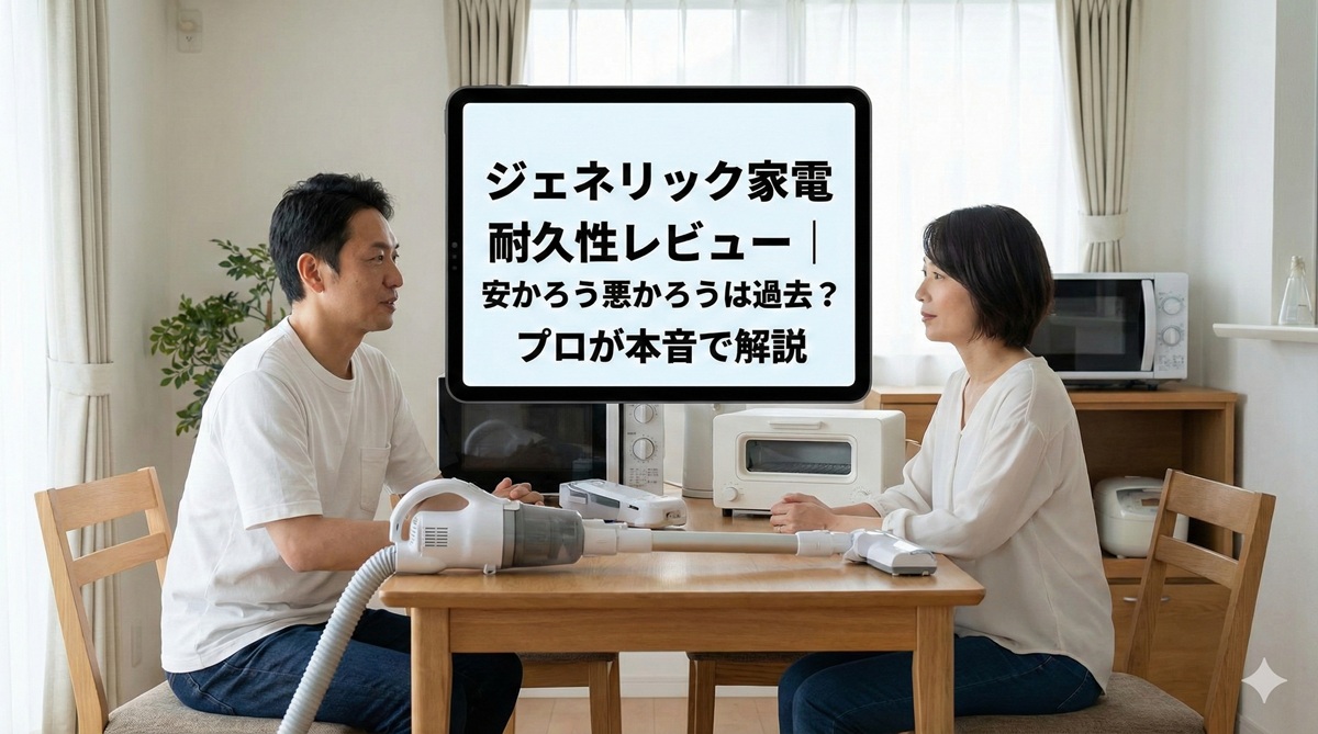 ジェネリック家電 耐久性レビュー｜安かろう悪かろうは過去？プロが本音で解説