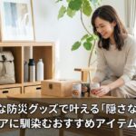 おしゃれな防災グッズで叶える「隠さない」備え！インテリアに馴染むおすすめアイテムと選び方