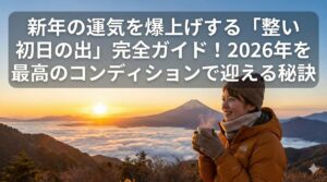 新年の運気を爆上げする「整い 初日の出」完全ガイド！2026年を最高のコンディションで迎える秘訣