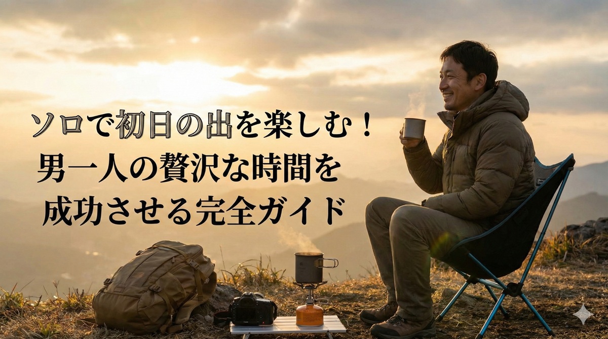 ソロで初日の出を楽しむ！男一人の贅沢な時間を成功させる完全ガイド