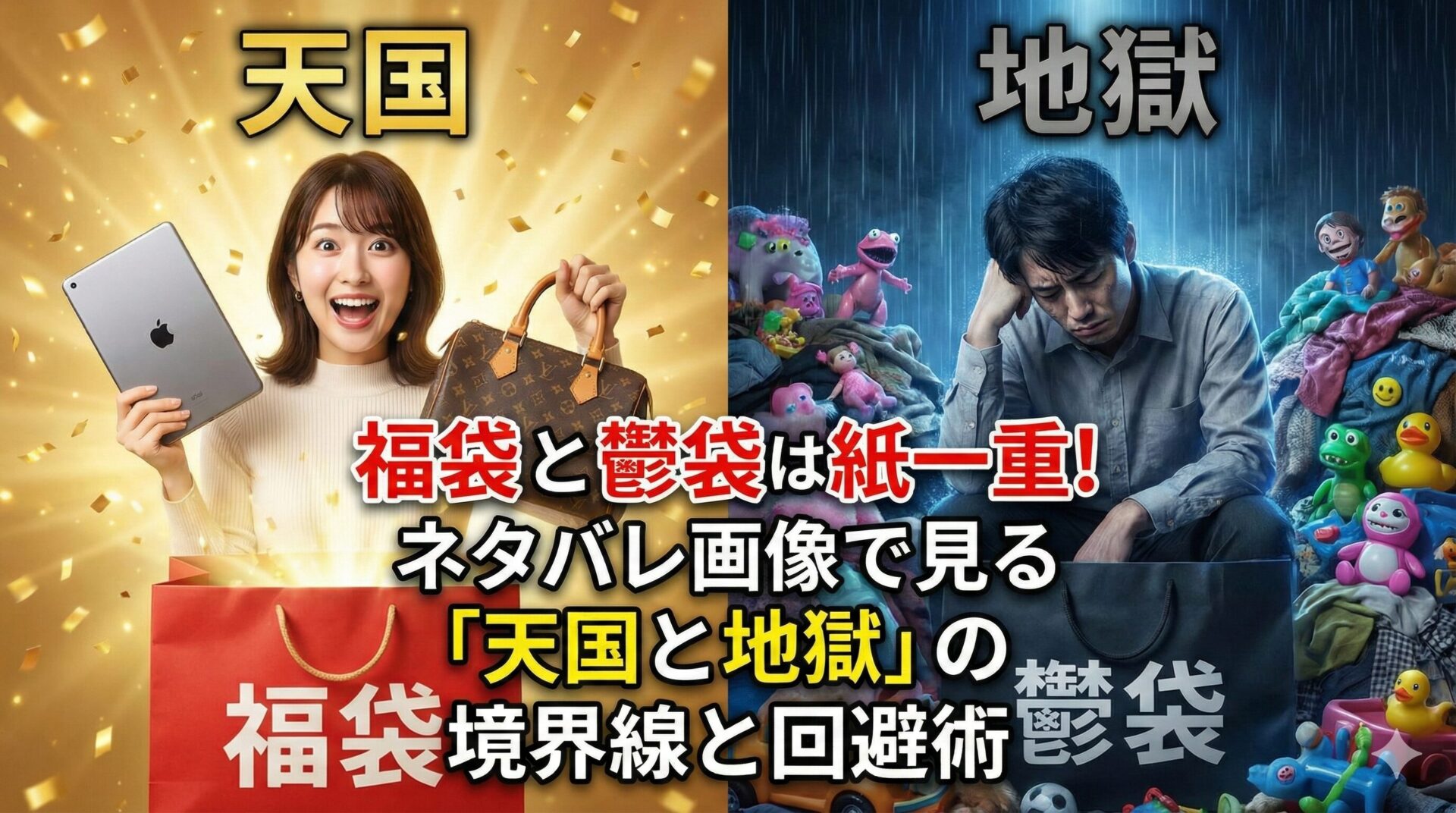 福袋と鬱袋は紙一重!ネタバレ画像で見る「天国と地獄」の境界線と回避術