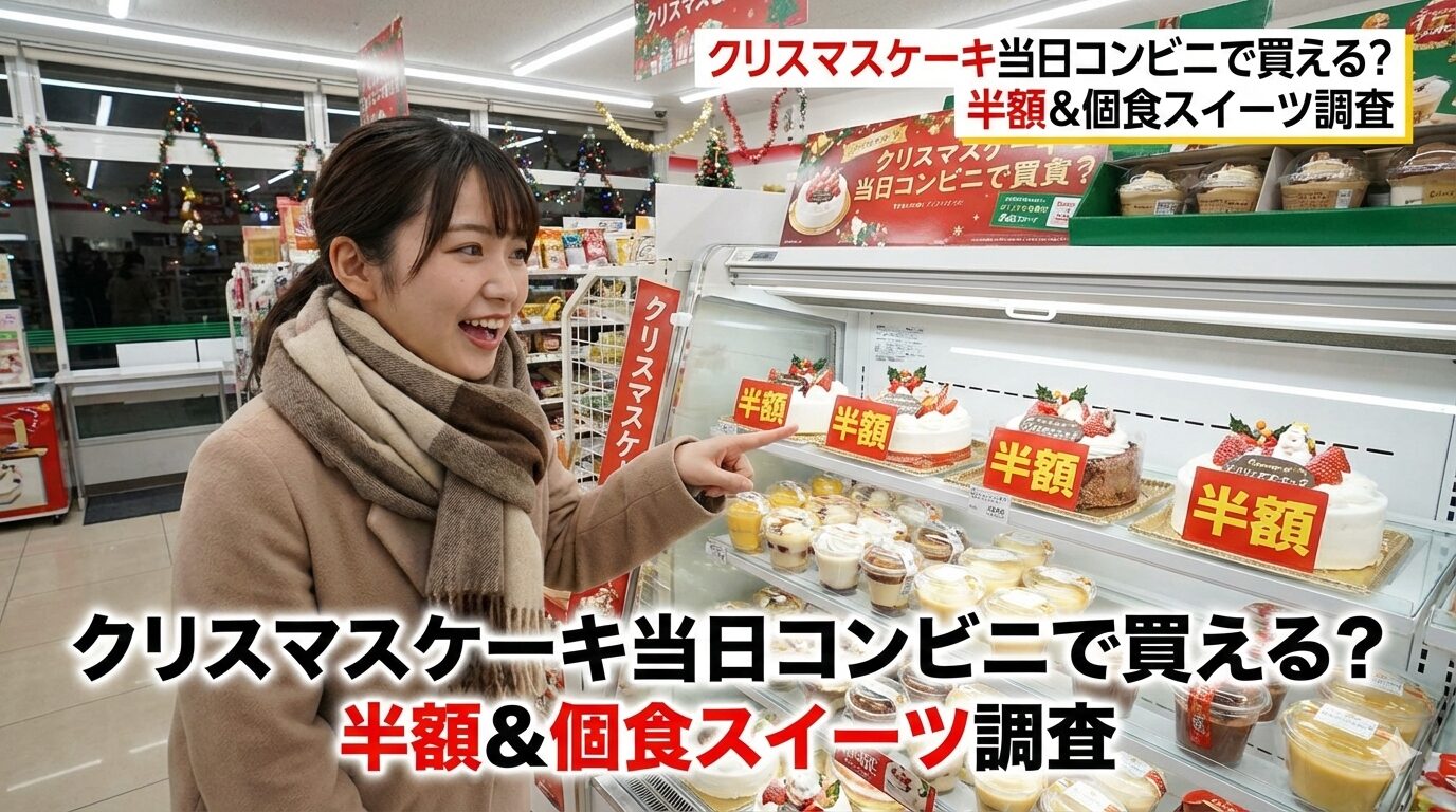 クリスマスケーキは当日でもコンビニで買える?2025年最新事情と確実に手に入れる裏ワザ