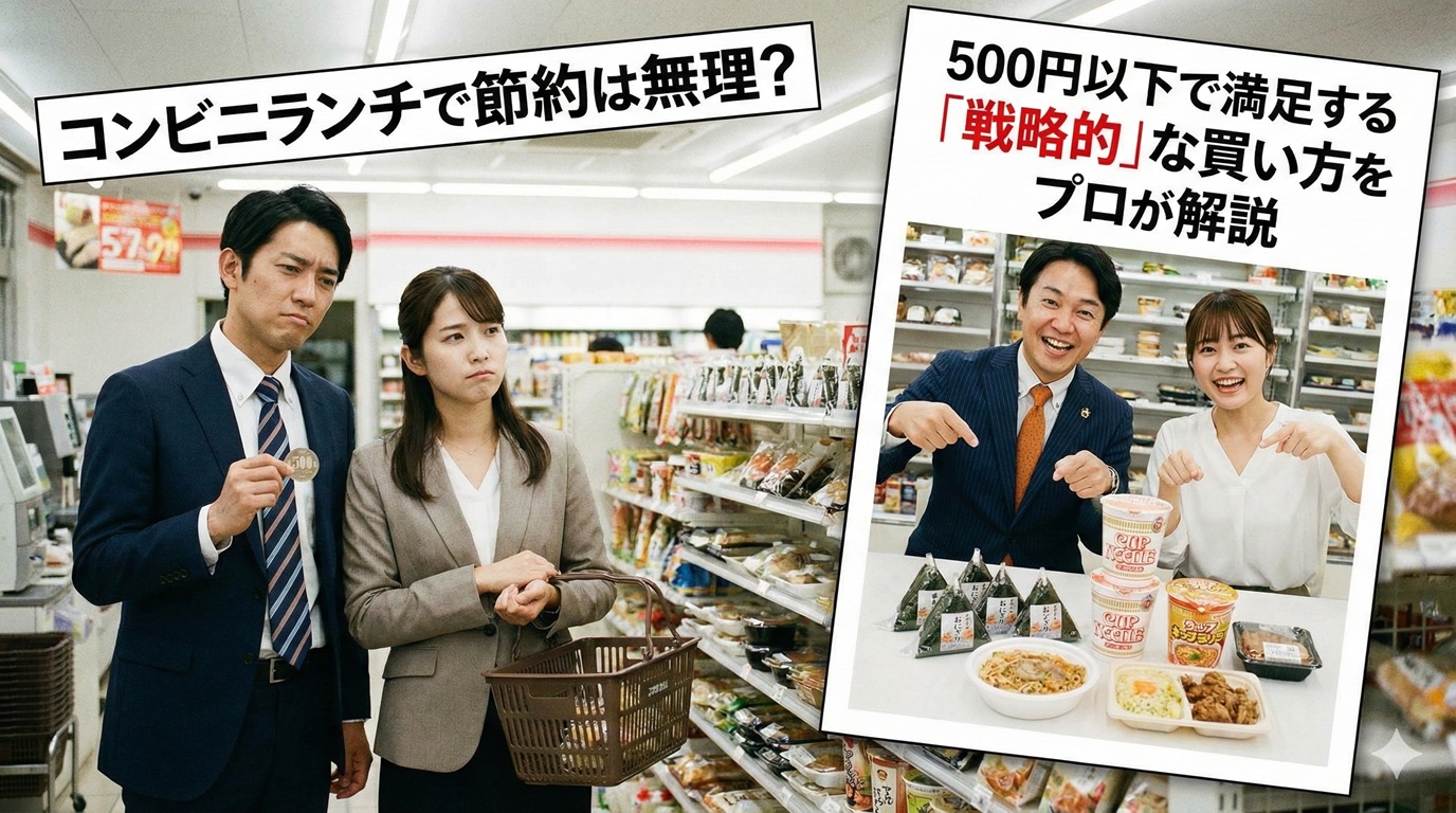 コンビニランチで節約は無理？500円以下で満足する「戦略的」な買い方をプロが解説