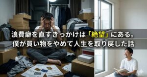 浪費癖を直すきっかけは「絶望」にある。僕が買い物をやめて人生を取り戻した話