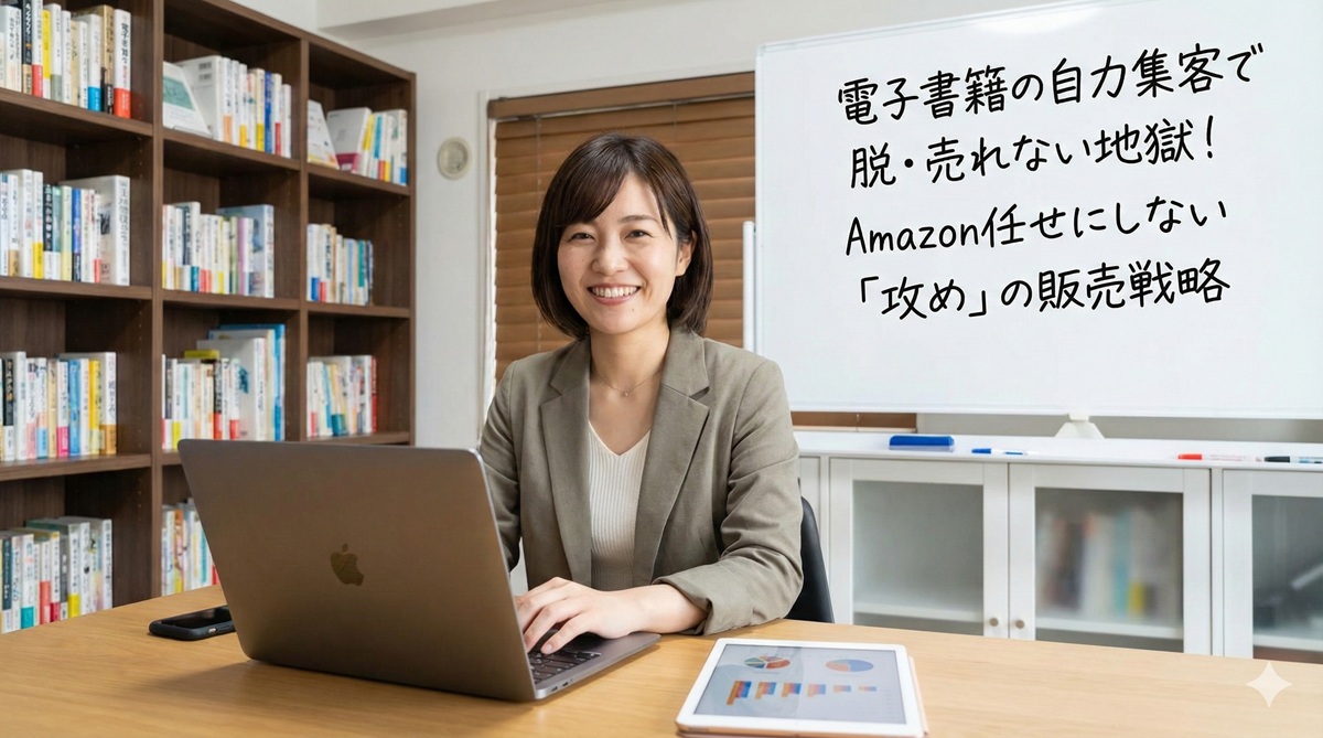 電子書籍の自力集客で脱・売れない地獄!Amazon任せにしない「攻め」の販売戦略