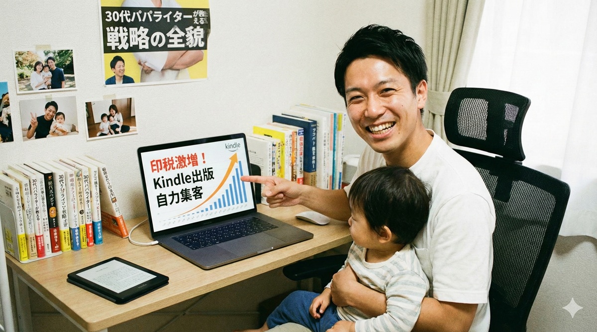 Kindle出版の自力集客で印税激増！30代パパライターが教える戦略の全貌