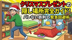 クリスマスプレゼントの隠し場所完全ガイド!バレない鉄則と緊急回避術