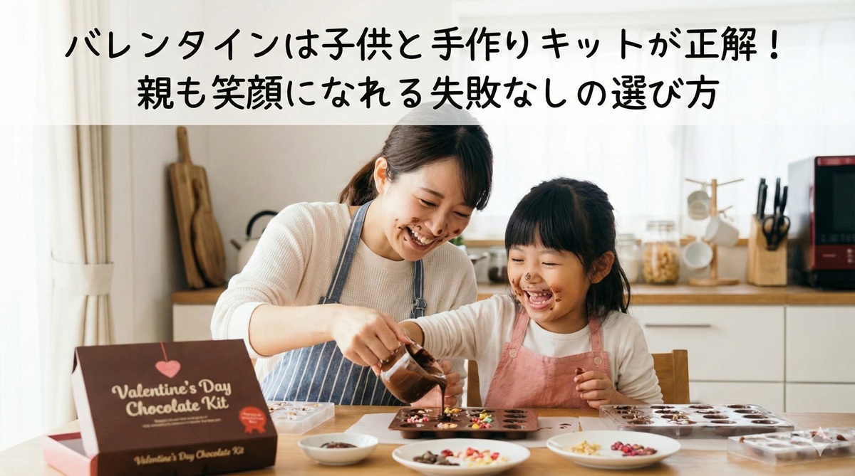バレンタインは子供と手作りキットが正解！親も笑顔になれる失敗なしの選び方