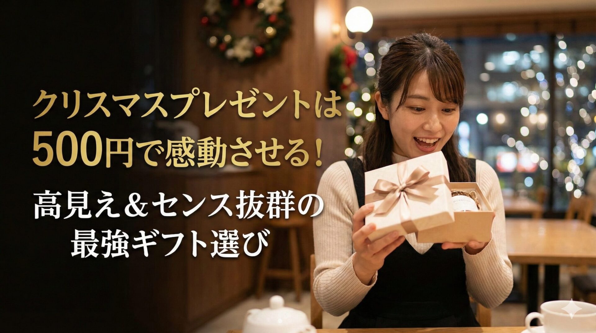 クリスマスプレゼントは500円で感動させる！高見え＆センス抜群の最強ギフト選び