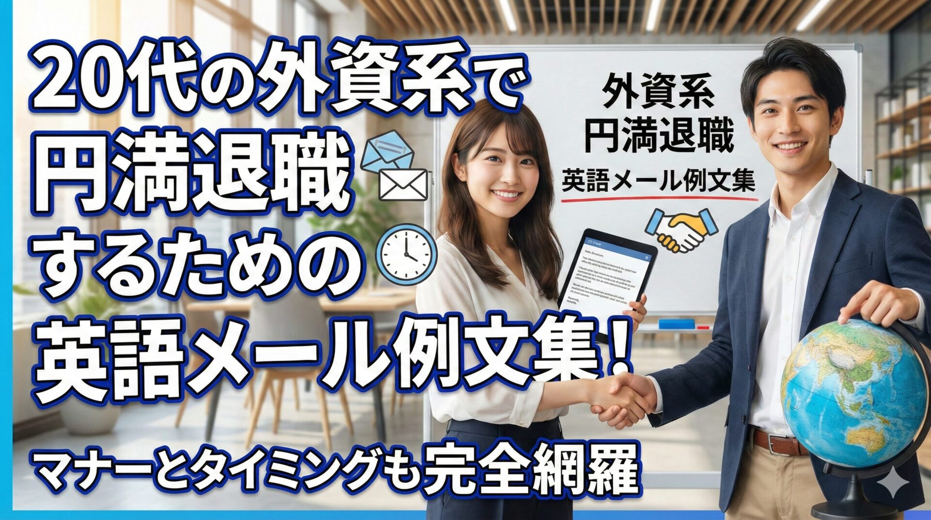 20代の外資系で円満退職するための英語メール例文集!マナーとタイミングも完全網羅