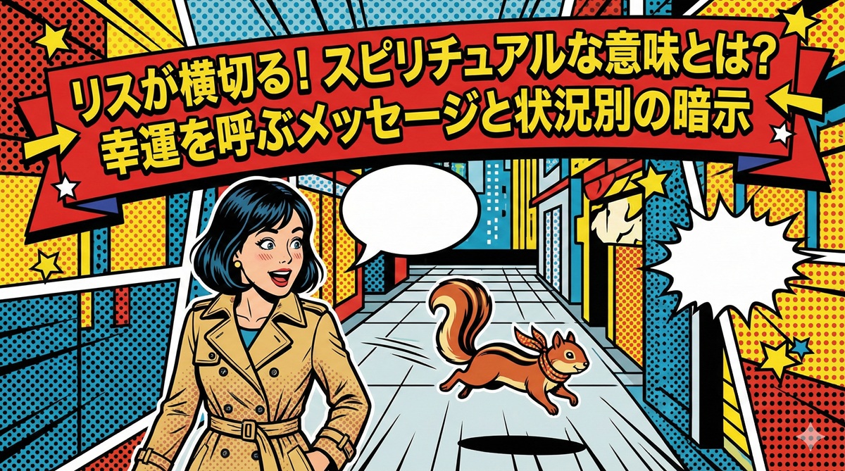 リスが横切るスピリチュアルな意味とは？幸運を呼ぶメッセージと状況別の暗示