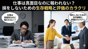 仕事は真面目なのに報われない？損をしないための生存戦略と評価のカラクリ