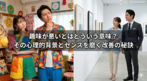 趣味が悪いとはどういう意味？その心理的背景とセンスを磨く改善の秘訣