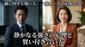 敵に回すと怖い人、優しい人の正体とは？静かなる強さの心理と賢い付き合い方