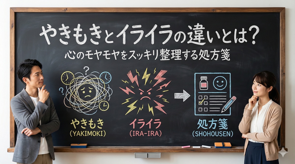 やきもきとイライラの違いとは？心のモヤモヤをスッキリ整理する処方箋