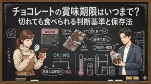 チョコレートの賞味期限はいつまで？切れても食べられる判断基準と保存法