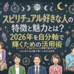 スピリチュアル好きな人の特徴と魅力とは？2026年を自分軸で輝くための活用術