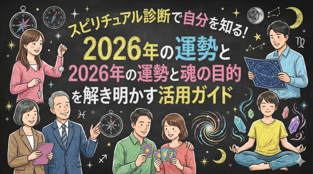 スピリチュアル診断で自分を知る！2026年の運勢と魂の目的を解き明かす活用ガイド