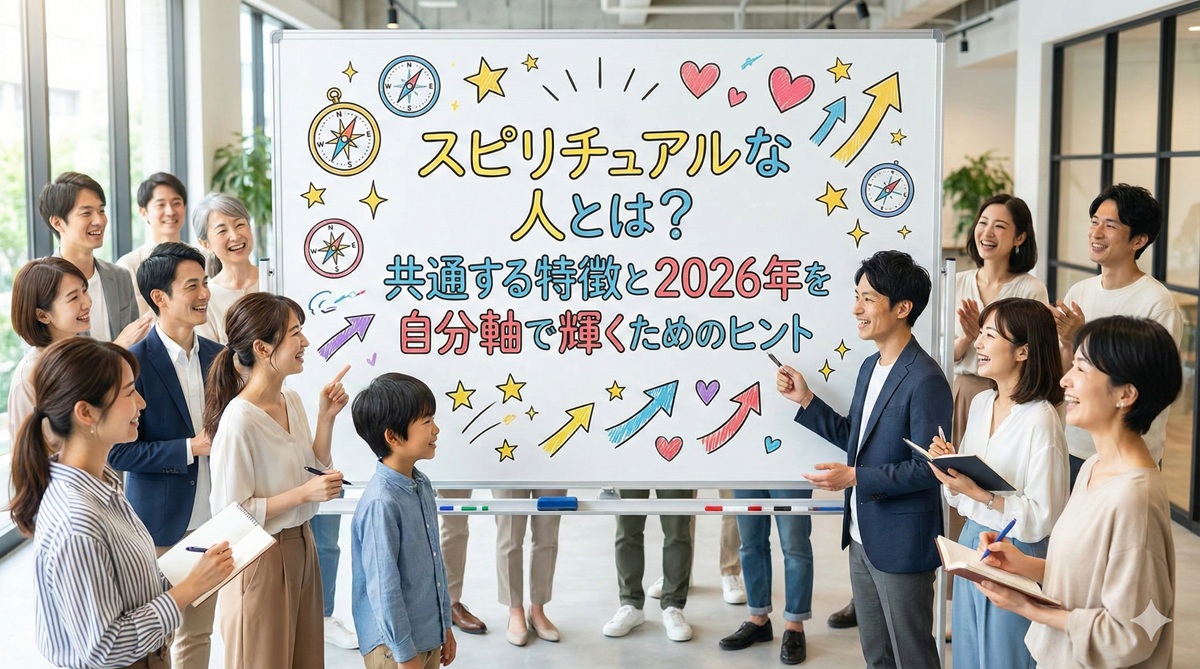 スピリチュアルな人とは？共通する特徴と2026年を自分軸で輝くためのヒント