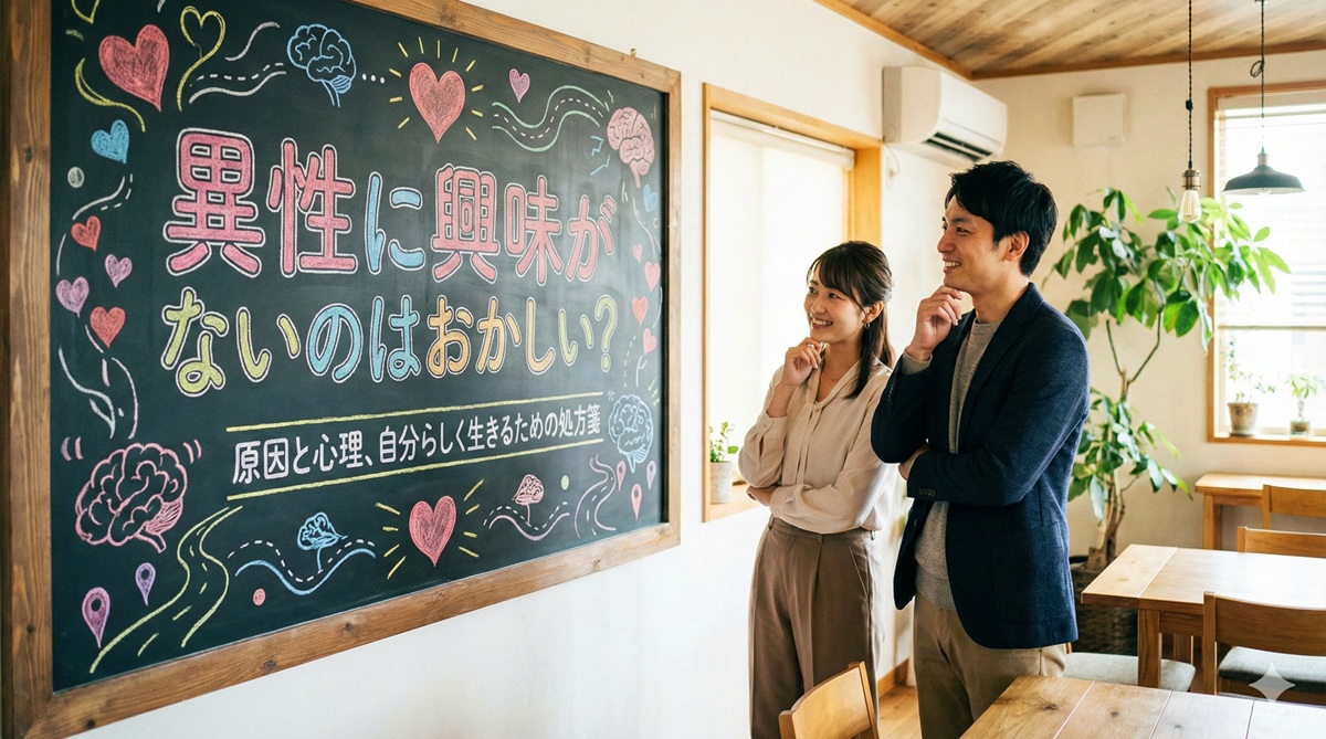 異性に興味がないのはおかしい？原因と心理、自分らしく生きるための処方箋