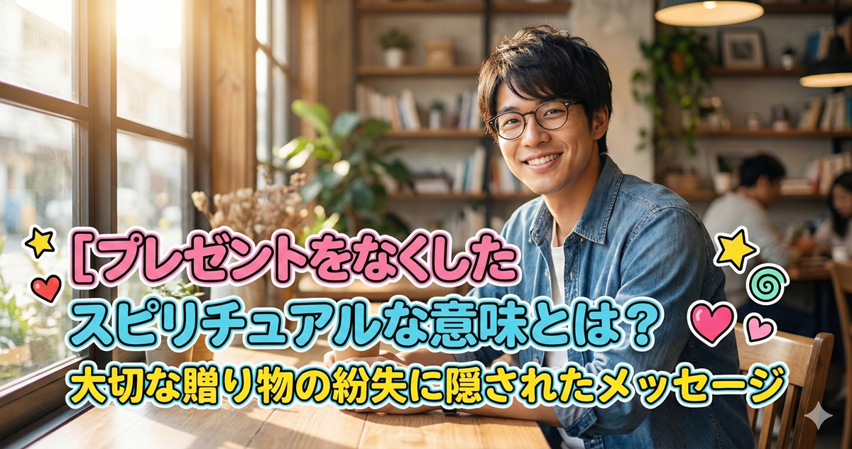 プレゼントをなくしたスピリチュアルな意味とは？大切な贈り物の紛失に隠されたメッセージ