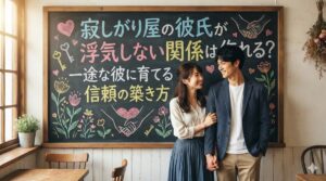 寂しがり屋の彼氏が浮気しない関係は作れる？一途な彼に育てる信頼の築き方