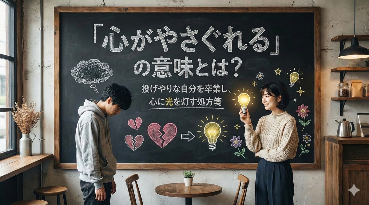 「心がやさぐれる」の意味とは？投げやりな自分を卒業し、心に光を灯す処方箋