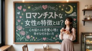 ロマンチストな女性の特徴とは？心を揺さぶる恋愛心理と幸せな付き合い方