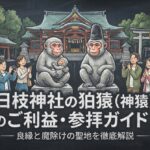 日枝神社の狛猿（神猿）のご利益・参拝ガイド｜良縁と魔除けの聖地を徹底解説