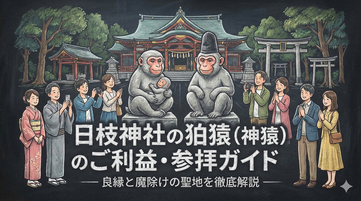日枝神社の狛猿(神猿)のご利益・参拝ガイド|良縁と魔除けの聖地を徹底解説