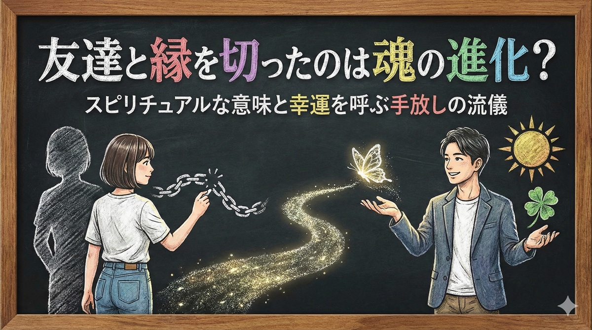 友達と縁を切ったのは魂の進化？スピリチュアルな意味と幸運を呼ぶ手放しの流儀