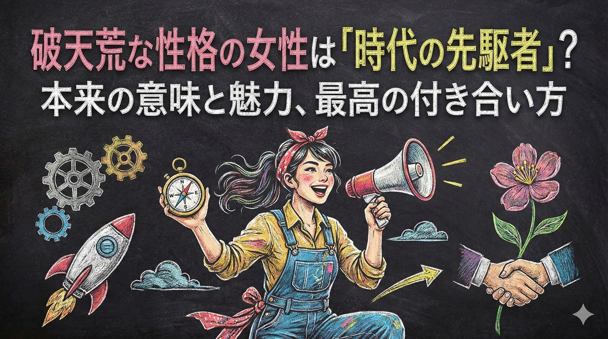 破天荒な性格の女性は「時代の先駆者」?本来の意味と魅力、最高の付き合い方