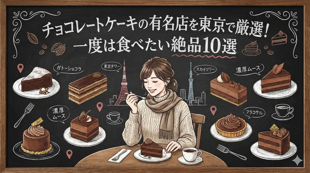 チョコレートケーキの有名店を東京で厳選!一度は食べたい絶品10選