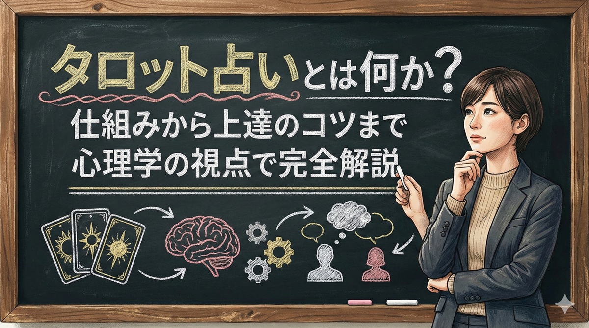 タロット占いとは何か？仕組みから上達のコツまで心理学の視点で完全解説