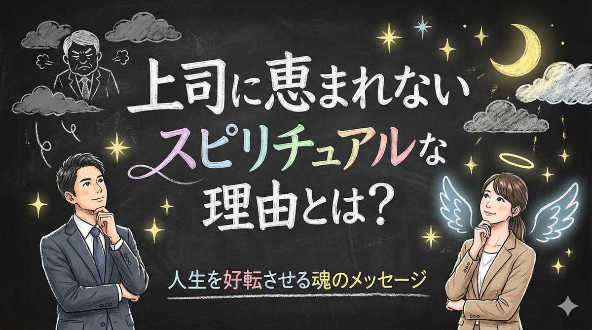 上司に恵まれないスピリチュアルな理由とは？人生を好転させる魂のメッセージ