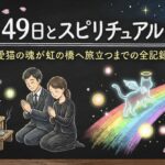 猫の49日とスピリチュアルな絆｜愛猫の魂が虹の橋へ旅立つまでの全記録