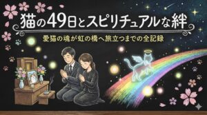 猫の49日とスピリチュアルな絆|愛猫の魂が虹の橋へ旅立つまでの全記録