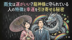 雨女は運がいい？龍神様に守られている人の特徴と幸運を引き寄せる秘密