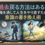 過去戻る方法はある？後悔を消して人生をやり直すための意識の書き換え術