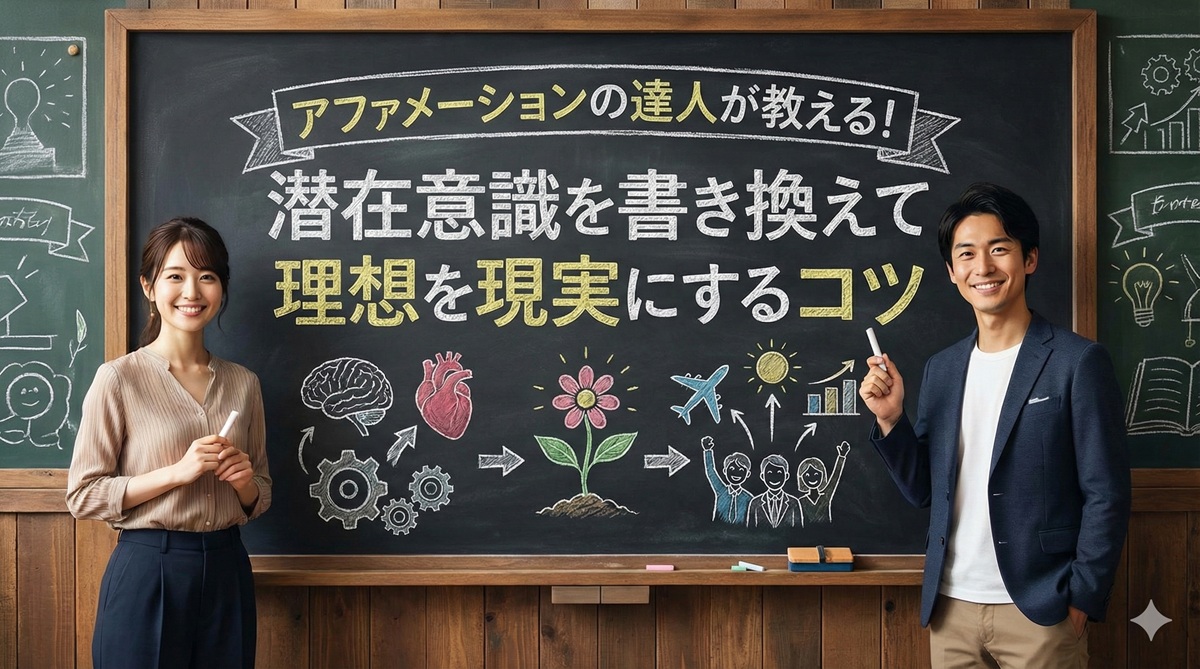 アファメーションの達人が教える！潜在意識を書き換えて理想を現実にするコツ